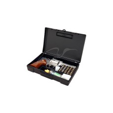 Кейс MTM Handgun Storage Box 804 для пистолета/револьвера с отсеком под патроны (24,9x16,0x5,1 см)