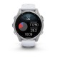 Garmin Fenix 8 AMOLED (43 мм) серебристый/белый камень