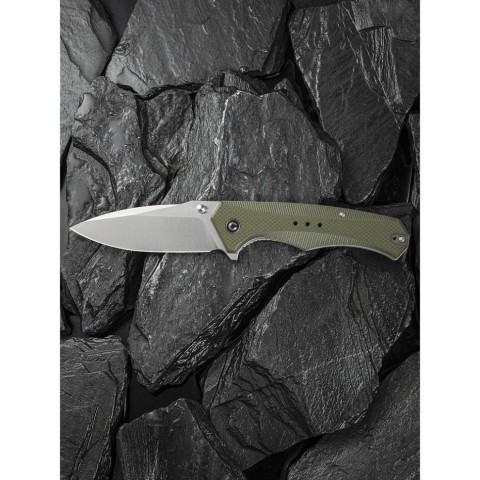 Ніж складаний туристичний Civivi Photonix, (9.4 см) 14C28N / G10 темно-зелений