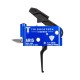 AR0-SAB-14-NNF УСМ TriggerTech AR15 Black AR Diamond Flat Single Stage Admiral Blue