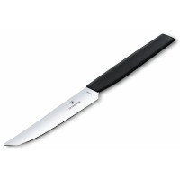 Ніж кухонний Victorinox Swiss Modern Steak 12 см, чорний