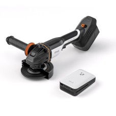 Акумуляторна кутова шліфмашина безщіткова Litheli, живлення від павербанку (УМБ Litheli Power Bank 20000 mAh, 45 W, 2А в комплекті)