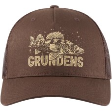Кепка Grundens King of the Lakes Trucker One size Brown