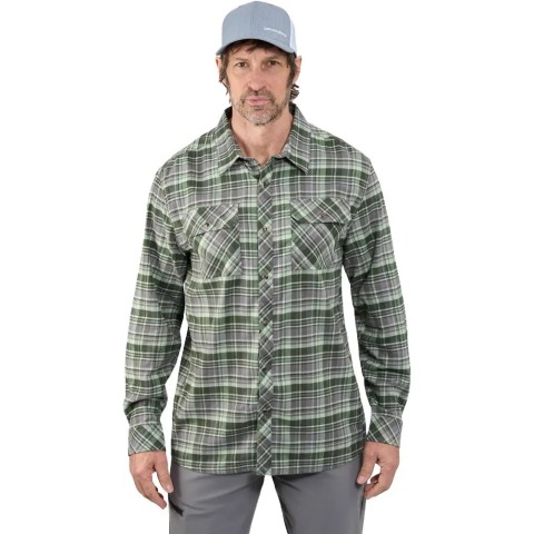 Сорочка Grundens Dungeness Seawool S Grass