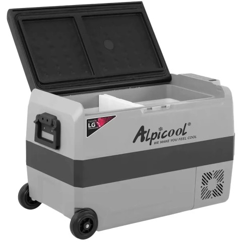 Автохолодильник Alpicool T50LGP T50 (LG) 47л. двокамерний. До -20℃. (12, 24, 220 В)