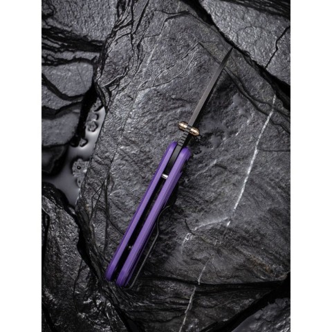 Ніж складаний кишеньковий Civivi Baby Banter, (5.9 см) Nitro-V / G10 фіолетовий