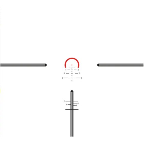Приціл оптичний Hawke Vantage 30 WA 1-8х24 сітка Tactical BDC - 5.56 з підсвічуванням