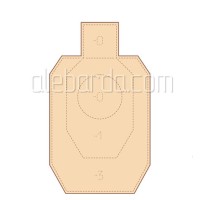 Мишень IDPA мини
