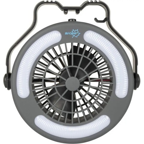 Фонарь кемпинговый Bo-Camp Fan/Hanging Lamp 110 лм з вентилятором Grey