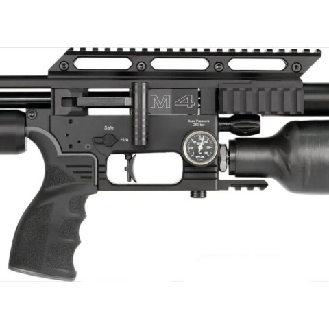 Пневматична редукторна гвинтівка FX Airgun M4 Sniper Black .177 кал