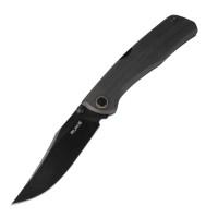 Ніж складаний туристичний Ruike P882-B, (8.5 см) 12С27 /  G10 чорний