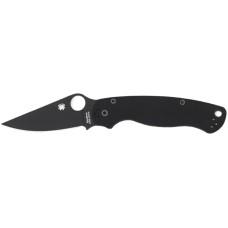 Нож Spyderco Para-Military 2 Black Blade, CPM S45VN, G-10 ц:black