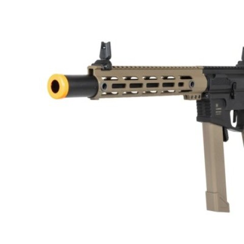 Пістолет-кулемет Specna Arms SA-FX02 Flex Hal Etu with orange discharge device Half-Tan