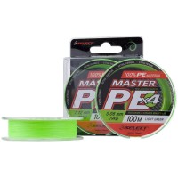Шнур Select Master PE 100m (салат.) #1.7/0.20mm 53lb/24kg