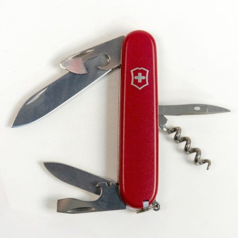 Ніж Victorinox Spartan Mat 91мм,12функ,черв.мат,штоп