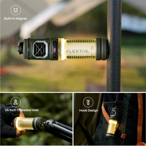 Фумігатор-ліхтар кемпінговий Flextail Tiny Repel S, блакитний