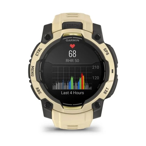 Смарт-годинник Garmin Instinct 3 (45 мм) AMOLED цитриновий