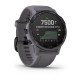 Смарт-часы Garmin fenix 6S Pro Solar Edition аметистово-стальные с серым замшевым ремешком