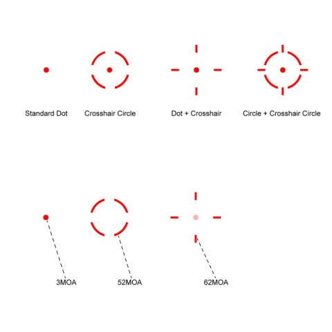 Приціл коліматорний Vector Optics Frenzy Plus 1x31x26 Multi-Reticle