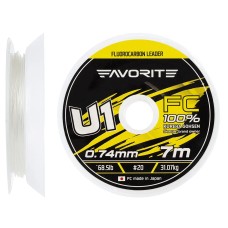 Флюорокарбон Favorite U1 FC 7m #20/0.74mm 68.5lb/31.07kg