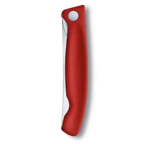 Кухонний ніж Victorinox SwissClassic Foldable Paring лезо 11см з черв. ручкою (блістер)