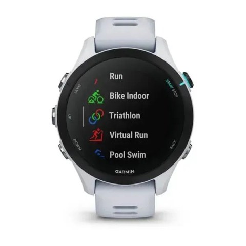 Смарт-часы Garmin Forerunner 255s Music белый камень