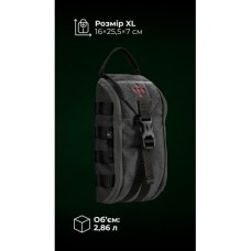 Підсумок для аптечки ПА1 GEN 2 “Нойта” відривний (XL | Чорний) ТМ Балістика
