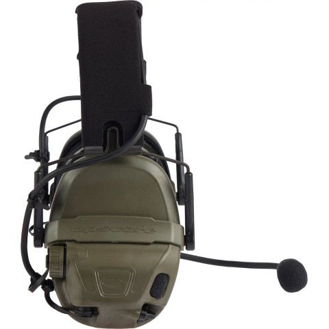 Активные наушники Ops-Core AMP Communication Headset-Connectorized. Верхний держатель. Ranger Green