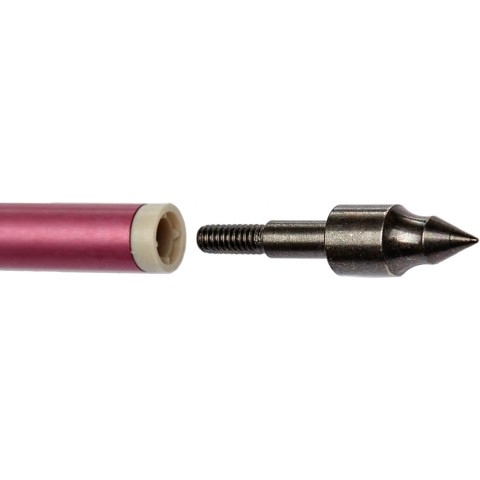 Стрела для арбалета (винт Man Kung MK-AL20R, алюминий, ц:красный