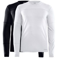 CORE 2-PACK BASELAYER TOPS M BLACK/WHITE XL