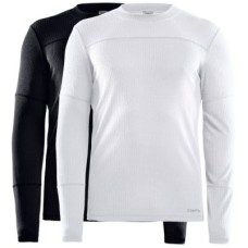 CORE 2-PACK BASELAYER TOPS M BLACK/WHITE XL