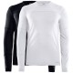 CORE 2-PACK BASELAYER TOPS M BLACK/WHITE XL