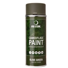 Краска для оружия RecOil Camouflage Paint Spray зеленая олива 400 мл