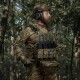 Сумка-напашник Ukrarmor PRO. Розмір XL (19х26 см). Матеріал Cordura 500D Мультикам