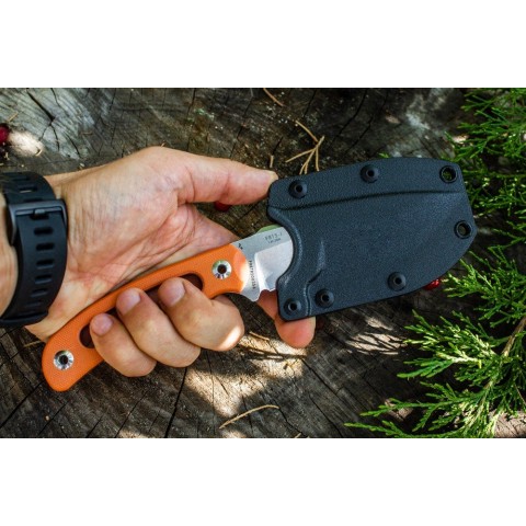 Ніж фіксований туристичний Ruike Hornet F815-J, (8.5 см) 14C28N / G10 помаранчевий