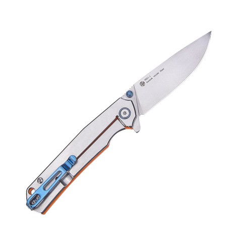 Ніж складаний туристичний Ruike P801-J, (8.6 см) 14C28N /  G10 помаранчевий