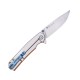 Ніж складаний туристичний Ruike P801-J, (8.6 см) 14C28N /  G10 помаранчевий