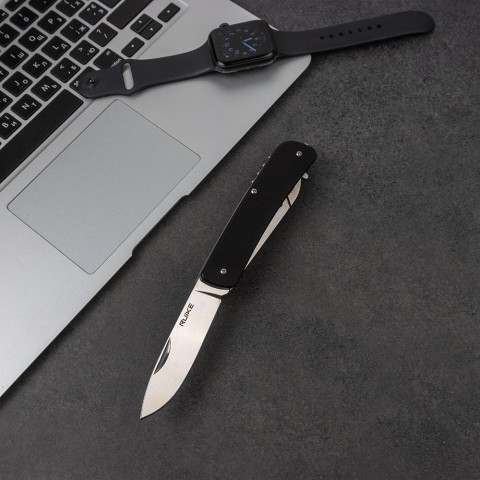 Багатофункціональний ніж Ruike Trekker LD32-B, (8.5 см) 12C27 / G10 чорний, 11 інстр.