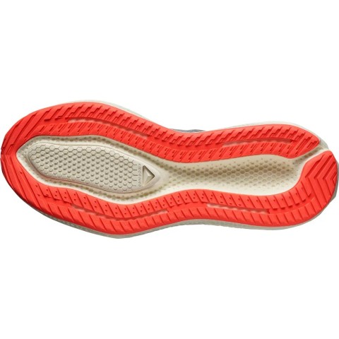 Кроссовки Salomon outdoor AERO GLIDE 3 9.5 Alloy/Vanilla Ice/Neon Flame