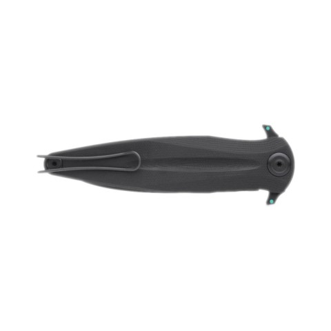 Ніж Acta Non Verba Z400 (stonewash, liner lock, plain, sleipner), DCL/чорний