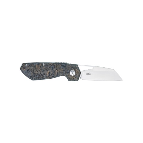 Нож Maserin W2, M390,  fat carbon, черно-золотистый