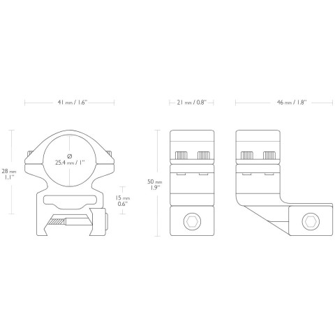 Кільця Hawke Match 1