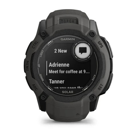 Смарт-часы Garmin Instinct 2X Solar графитовые