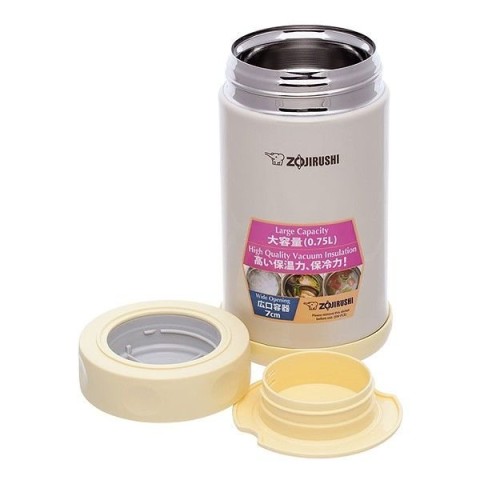 Пищевой термоконтейнер ZOJIRUSHI SW-FCE75YP 0.75 л ц:бежевый