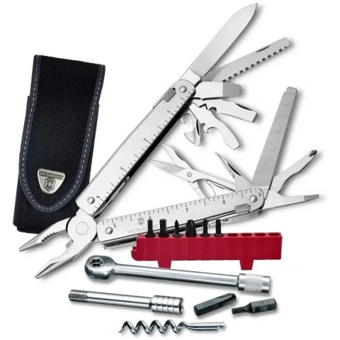 Мультитул Victorinox Swisstool X Plus Ratchet 115мм,38функ+чорн.нейлон.чохол