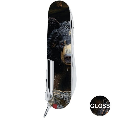 Ніж Victorinox Fieldmaster Animal 91мм,15функ ,Чорний ведмідь