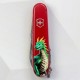 Ніж Victorinox Spartan Zodiac 91мм,12функ,черв ,Зелений дракон