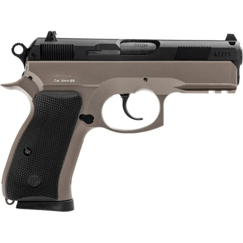 Пистолет страйкбольный ASG CZ 75D Compact FDE Spring кал. 6 мм
