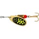 Блесна Mepps Black Fury №3 6.5g Gold Chartreuse Dots