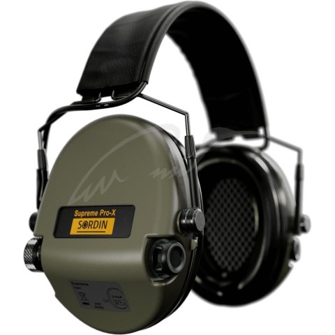 Активні навушники Sordin Supreme Pro X Slim Green (сумісні з ARC Rail)